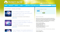 Desktop Screenshot of divinitynow.com