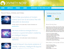 Tablet Screenshot of divinitynow.com